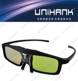 unihank現(xiàn)貨供應(yīng) 主動(dòng)式3D立體眼鏡 DLP投影儀專用 3D快門眼鏡
