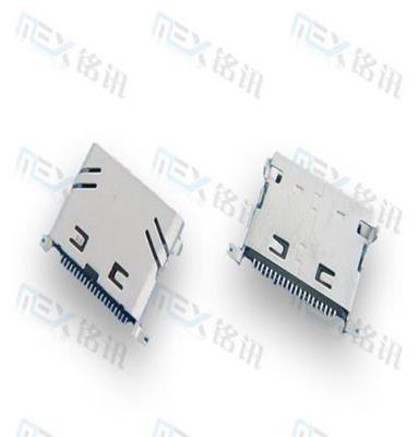 厂家供应USB micro 5P母座 4脚插件沉板式 micro5P手机连接器