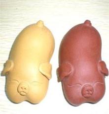 特价 帝度陶瓷 宜兴紫砂茶宠猪 精品摆件 冬瓜猪 可以泡养