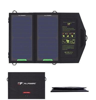ALLPOWER厂家直销户外应急太阳能充电板 10W便携式移动充电器