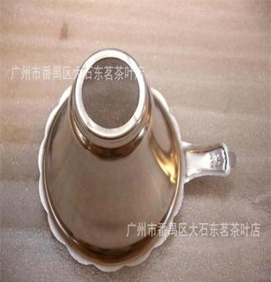 东茗茶具 不锈钢双网花边茶隔