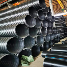 厂家直销市政HDPE钢带增强螺旋波纹管