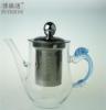 厂家生产 各种带不锈钢滤芯 龙把 玻璃茶壶 厂家直销