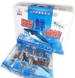 煙臺(tái)海產(chǎn)品干貨 渤海咸魚150g×10禮盒裝 咸味鮐鲅魚