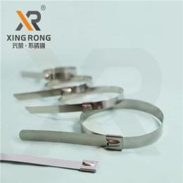 供应兴荣XR-CTN4.6自锁不锈钢扎带金属钢扎带