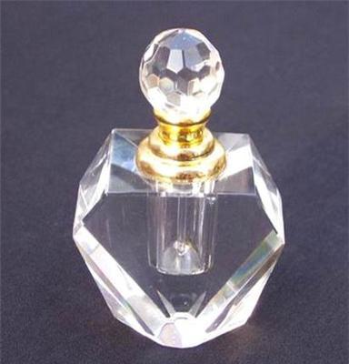 水晶香水瓶 来样定做 小容量香水瓶/5ml水晶香水瓶工艺品