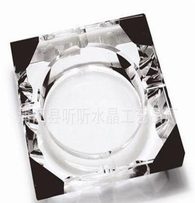 厂家直销各种常规 高难度的k9水晶烟灰缸 彩印 内雕 价格低