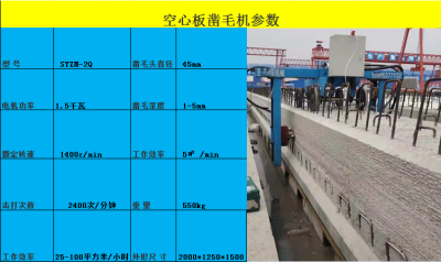廠家直銷(xiāo)單邊梁鑿毛機(jī)  空心板測(cè)面自動(dòng)鑿毛