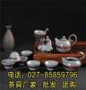 武汉功夫茶具宜兴紫砂茶具套装特价陶瓷整套电磁炉实木茶盘