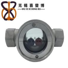 水流浮球指示器304不锈钢流量观察计跳球式视镜内螺纹