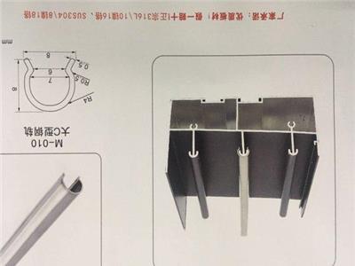 厦门泉州铝门窗304不锈钢地轨轨道铝门窗地轮滑轮