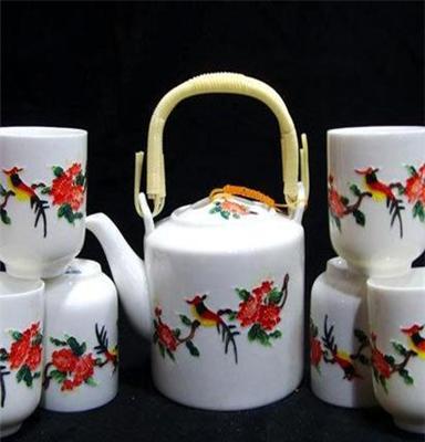 纯手工绘制 桥壶 功夫茶具，新疆茶具生产厂家，批发价格