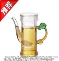 廠家直銷耐熱玻璃茶壺 防掉蓋花茶壺 花草茶壺