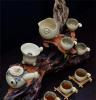 整套陶制 侧把壶 茶具套装 仿古茶具 手绘陶瓷茶具套装