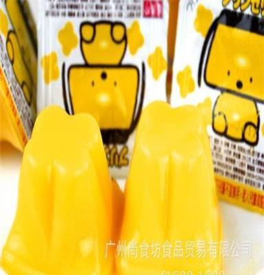 台湾进口休闲食品 盛香珍布丁狗鸡蛋布丁果冻500克散装*12斤/箱