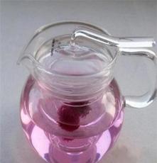 厂家直销手工耐热玻璃花茶壶套装 茶具飘带壶压把壶l沏茶壶