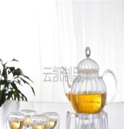 特价正品耐热保温玻璃茶壶 功夫茶具精品茶具 菊花壶南瓜壶