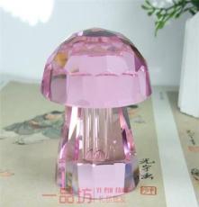 彩色K9水晶蘑菇印章 脐带章 宝宝个性胎发纪念品 胎毛章 DIY玩具