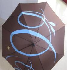 木中棒纤维伞架双面印刷促销伞