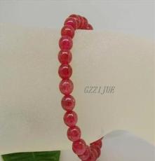 天然水晶草莓晶手链7mm 美好爱情 时尚