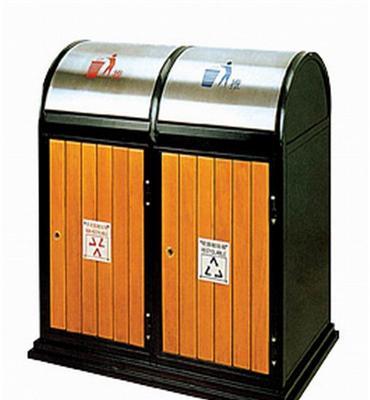 重庆哪里可以定做政府专用加厚不锈钢分类垃圾桶*环卫垃圾箱多少钱