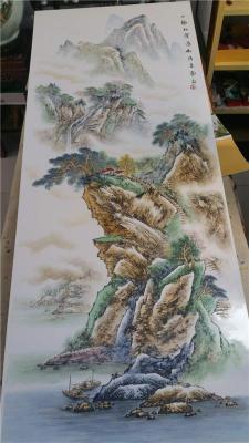 墙面装饰画陶瓷瓷板画加工定做陶瓷瓷板画