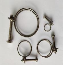 厂家生产不锈钢喉箍 双钢丝喉箍 关卡喉箍 规格齐全 非标定制