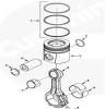 重庆康明斯船发动机配件4987914活塞 00