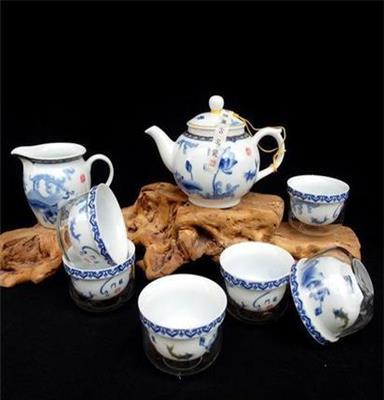 景德镇特色陶瓷茶具套装 功夫茶具套装 会议纪念礼品套装