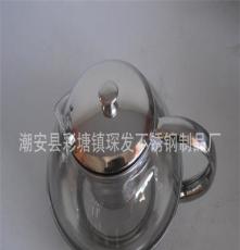 不锈钢茶壶 不锈钢无磁太极壶 养生壶 花茶壶