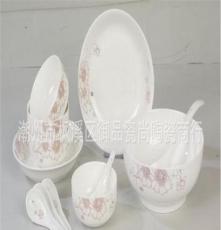 供应陶瓷碗勺餐具套装 礼品餐具批发 韩式12头礼品套装 促销陶瓷
