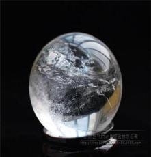 正品天然水晶球摆件 天然白水晶球 有求必应 原石 家居风水摆件