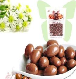 绿色食品批发 甘肃新一代休闲食品零食香酥巧克力豆150g一件代发