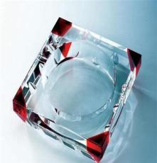 水晶烟灰缸--正方形，内圆外方