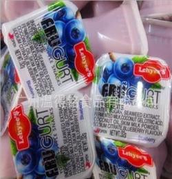 马来西亚PASSION FRUGURT散装优酪果冻蓝莓味20斤/箱进口果冻布丁