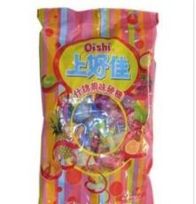 结婚喜糖婚庆糖果散装批发Oishi上好佳水果糖混500g特价促销零食