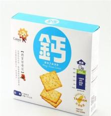 台湾进口休闲食品批发 卡路里蜂蜜芝麻薄饼 300g*12盒装