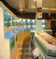 兴化鱼缸定做 安丰酒店海鲜池泰州大闸蟹鱼缸 螃蟹缸制作