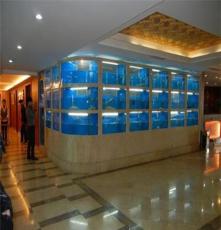 扬州海鲜鱼缸定做扬州大型鱼缸超市海鲜池