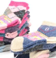 兔羊毛绒儿童袜 保暖儿童袜子 冬天儿童袜子批发（大小款式）