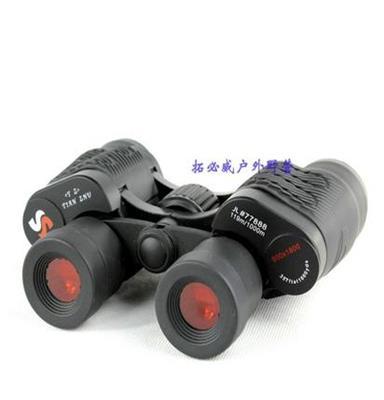 158 厂家直销 7x35红膜目镜物镜双筒便携手持望远镜 带滤色镜
