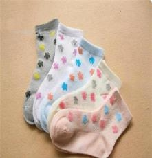 小蝴蝶 纯棉夏款外贸儿童袜子 婴儿袜子 男女宝宝袜子 网眼