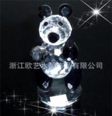水晶小动物 水晶小熊猫 专业生产批发(可定做）