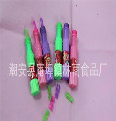 18G彩色口哨大可乐瓶酸粉-水果酸奶牛奶味粉末状小食品