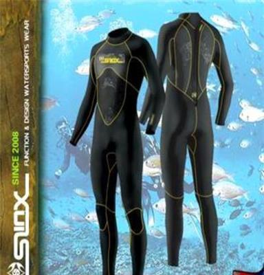 SLINX男款3mm氯丁橡胶潜水衣wetsuit