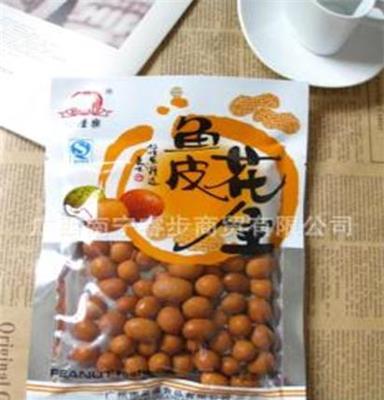 伯佳乐休闲食品 硬果 炒货类 鱼皮花生 零食 厂家批发 100克/包