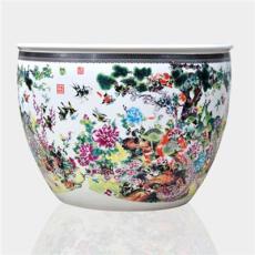 景德镇名家手绘陶瓷大缸装饰品陶瓷缸