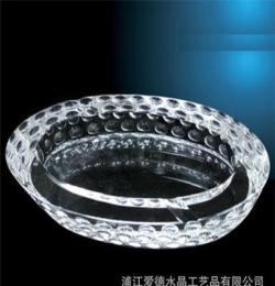 浦江水晶厂专业定制各类水晶工艺品 高档外贸优质水晶烟缸