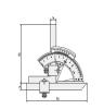 厂家直销LINKS/哈量万能角度尺0-320° 角度尺0-320°