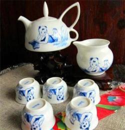 特价定做手绘图案茶具 整套茶具批发 可按需定制